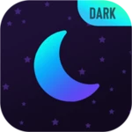 dark mode android application logo